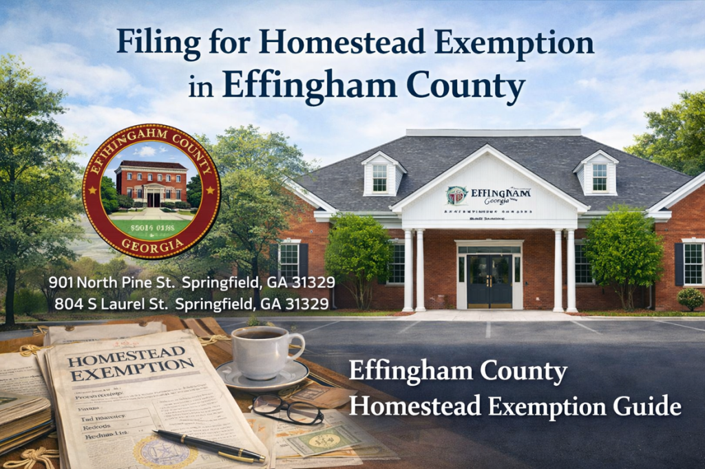 Filing for Homestead Exemption in Effingham County, Georgia – property tax savings for homeowners