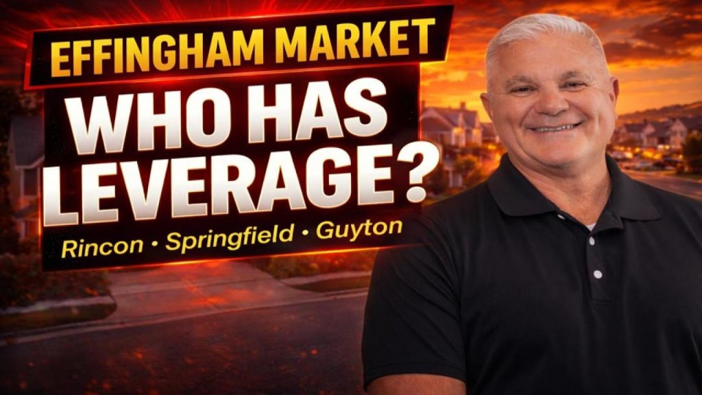 Effingham County GA housing market update January 2026 — Rincon, Springfield, Guyton