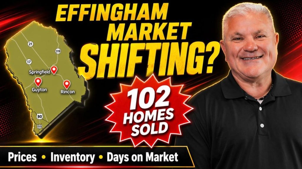 Effingham County GA housing market update March 2026 — Rincon, Springfield, Guyton
