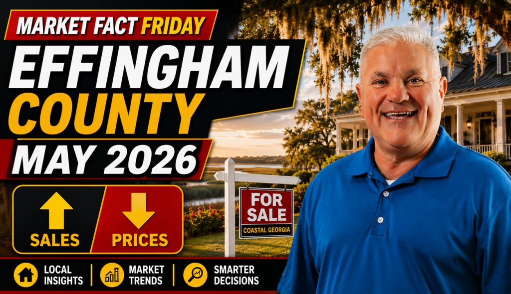 Effingham County housing market update May 2026 - Rincon, Springfield, Guyton sales up, prices cool