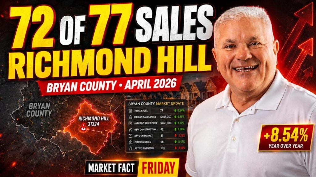 April 2026 Bryan County real estate market update - Richmond Hill, Pembroke and Ellabell