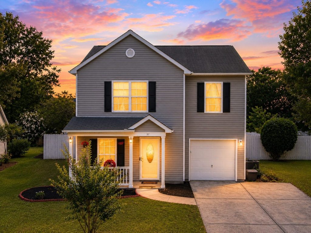 37 Hamilton Grove Dr at twilight in Savannah Quarters, Pooler GA