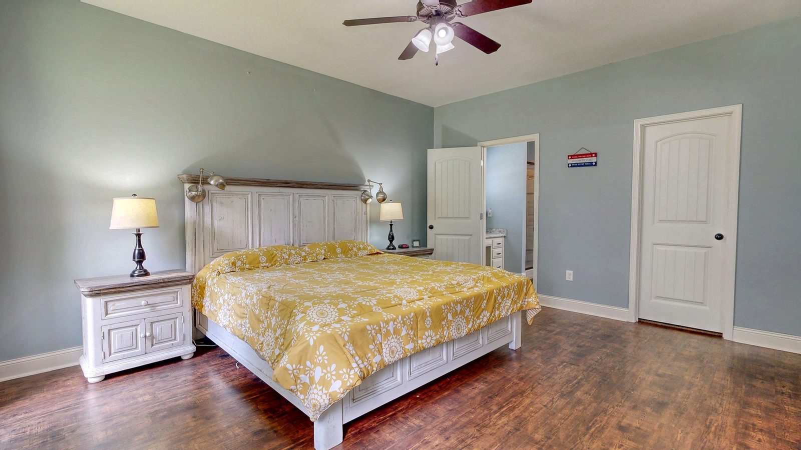 Primary bedroom at 505 Trinity Ave in Brooklet, GA