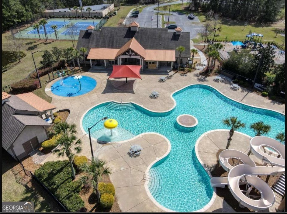 The Highlands community pool near 124 Brookline Drive, Savannah GA