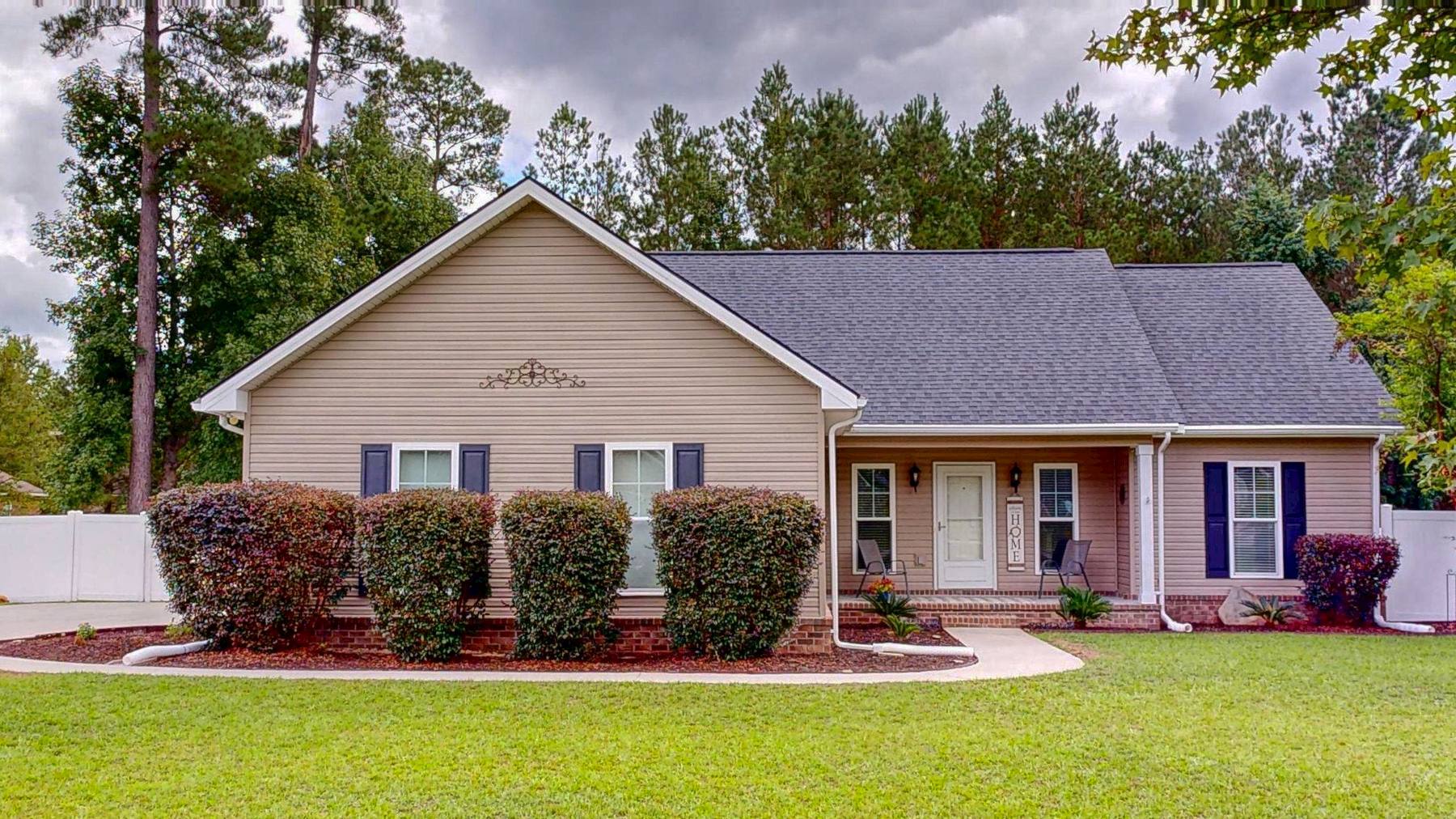 124 Sugarland Blvd, a 2014-built ranch on 0.78 acres with no HOA — Brooklet GA