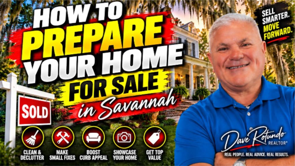 how to prepare your home for sale in Savannah GA