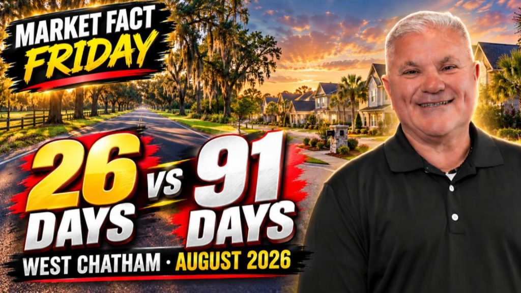 West Chatham housing market August 2026 — 26 days versus 91 days